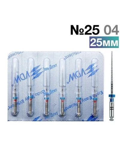 FlexMaster Тейпер NiTi №25 04 L25, VDW