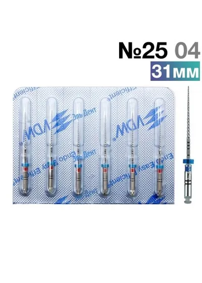 FlexMaster Тейпер NiTi №25 04 L31, VDW