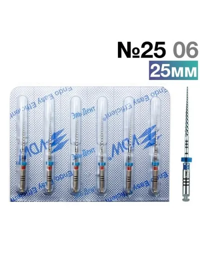 FlexMaster Тейпер NiTi №25 06 L25, VDW
