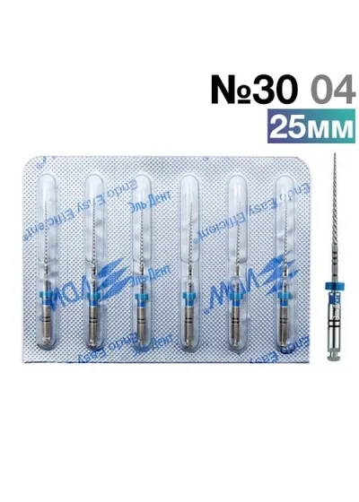 FlexMaster Тейпер NiTi №30 04 L25, VDW