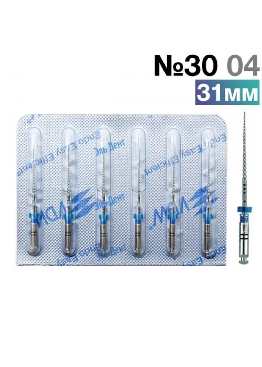 FlexMaster Тейпер NiTi №30 04 L31, VDW