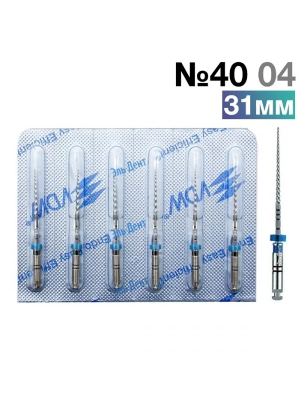 FlexMaster Тейпер NiTi №40 04 L31, VDW
