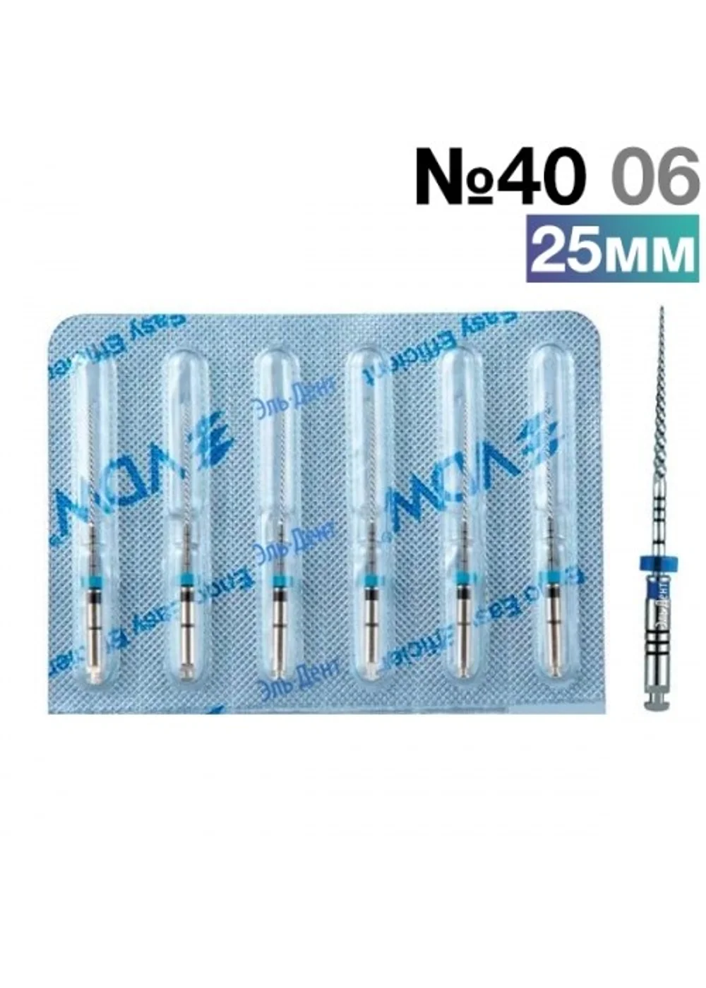 FlexMaster Тейпер NiTi №40 06 L25, VDW