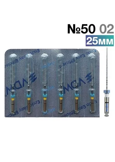 FlexMaster Тейпер NiTi №50 02 L25, VDW