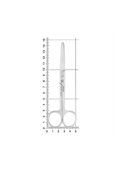 Nopa Instruments AC 011/14 - ножницы операционные, закругленные, изогнутые, 14,5 см