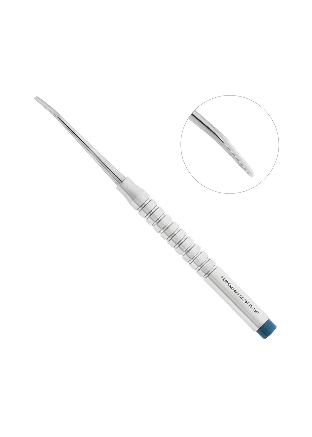 HLW 13-2MT - элеватор мини изогнутый, 2,5 мм, нижняя челюсть