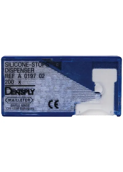 Стопперы силиконовые, Dentsply, жёлтые, 100 шт