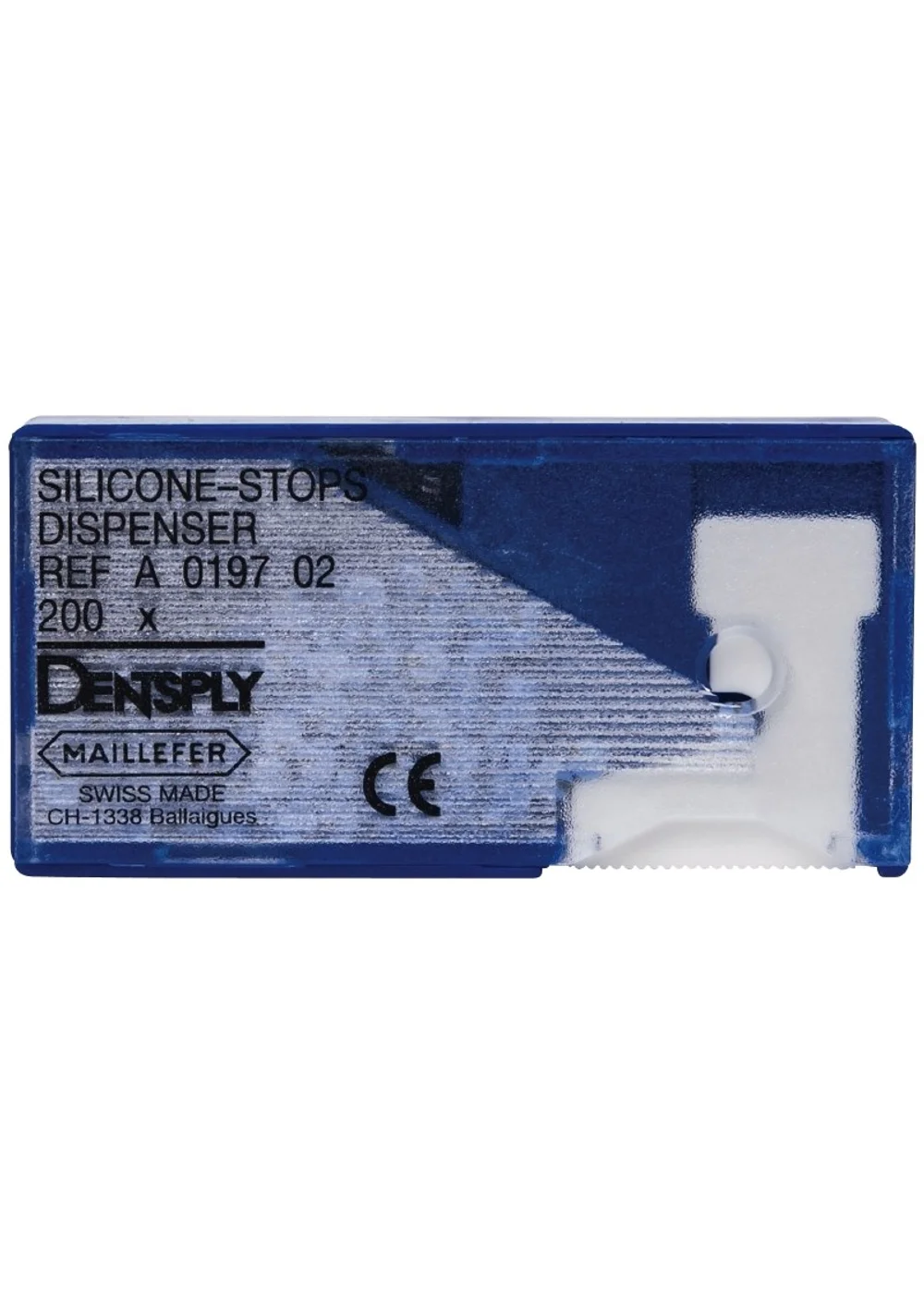 Стопперы силиконовые, Dentsply, жёлтые, 100 шт
