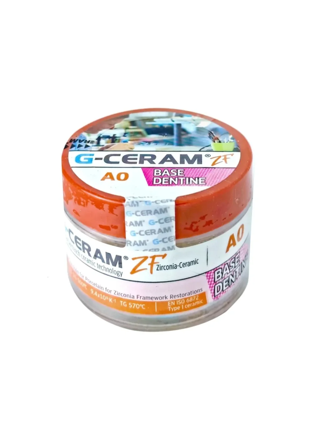 Керамическая масса дентинная, G-CERAM, ZF базовый дентин Base Dentine A0 (bleach), 20г