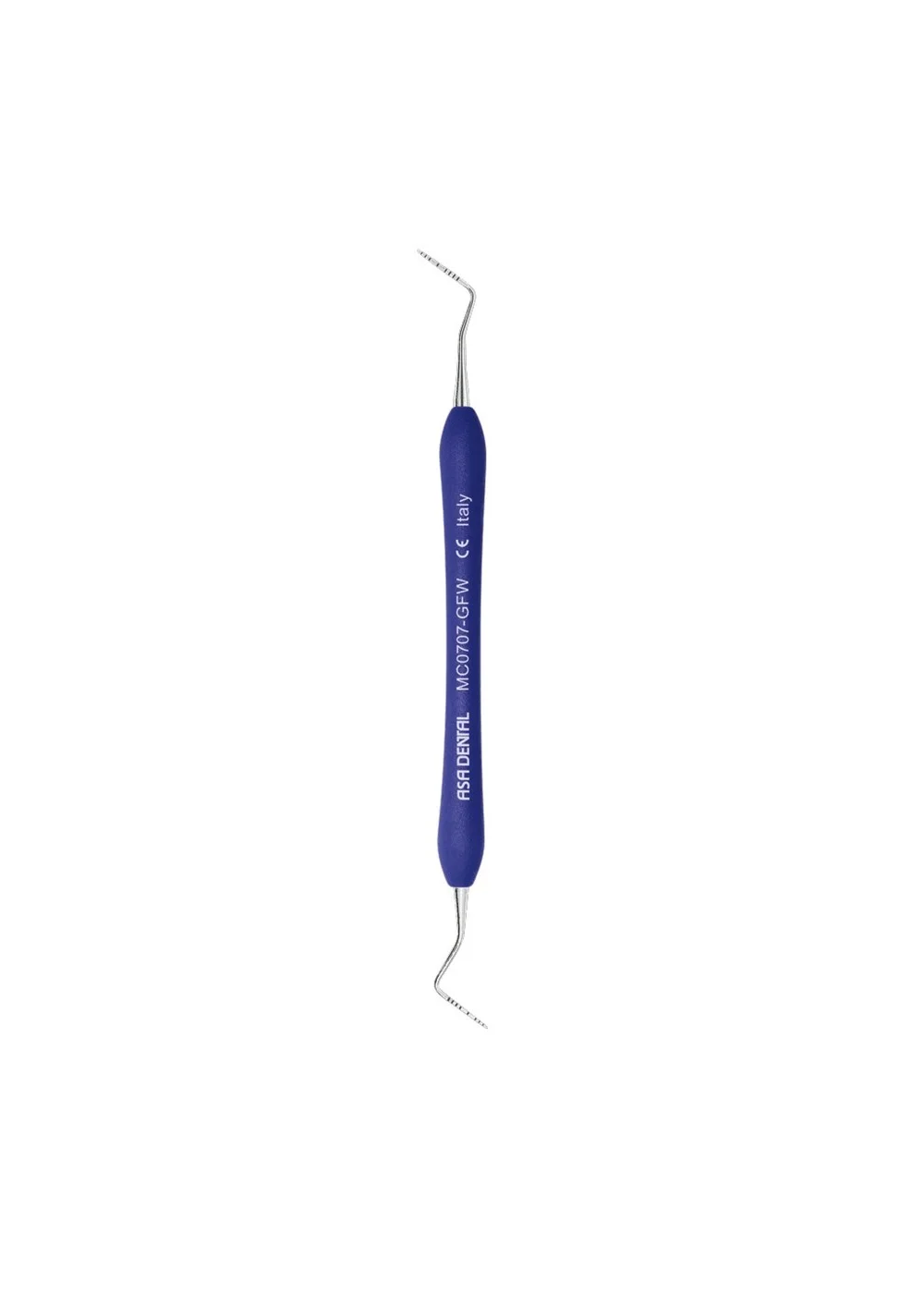 Зонд диагностический Asa Dental MC0707-GFW двусторонний Magic Color с пластиковой ручкой