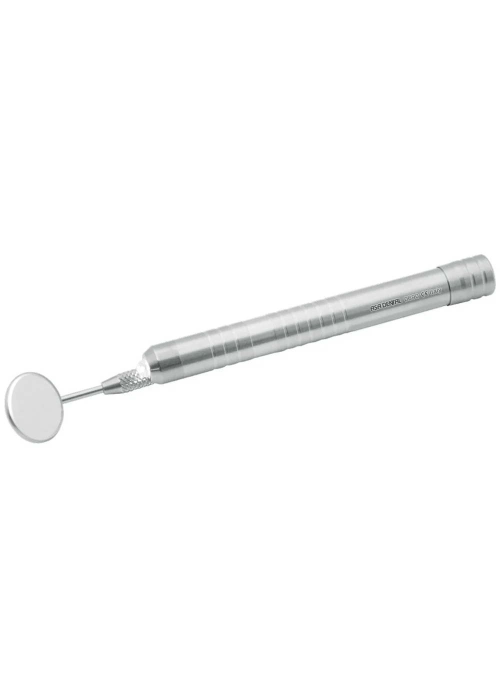 Зеркало, Asa Dental, с ручкой, с подсветкой, 160 мм, 0690