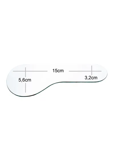 Зеркало лингвальное, PURE REFLECT, для фотосъемки, узкое, двустороннее, 15x5,6x3,2 см
