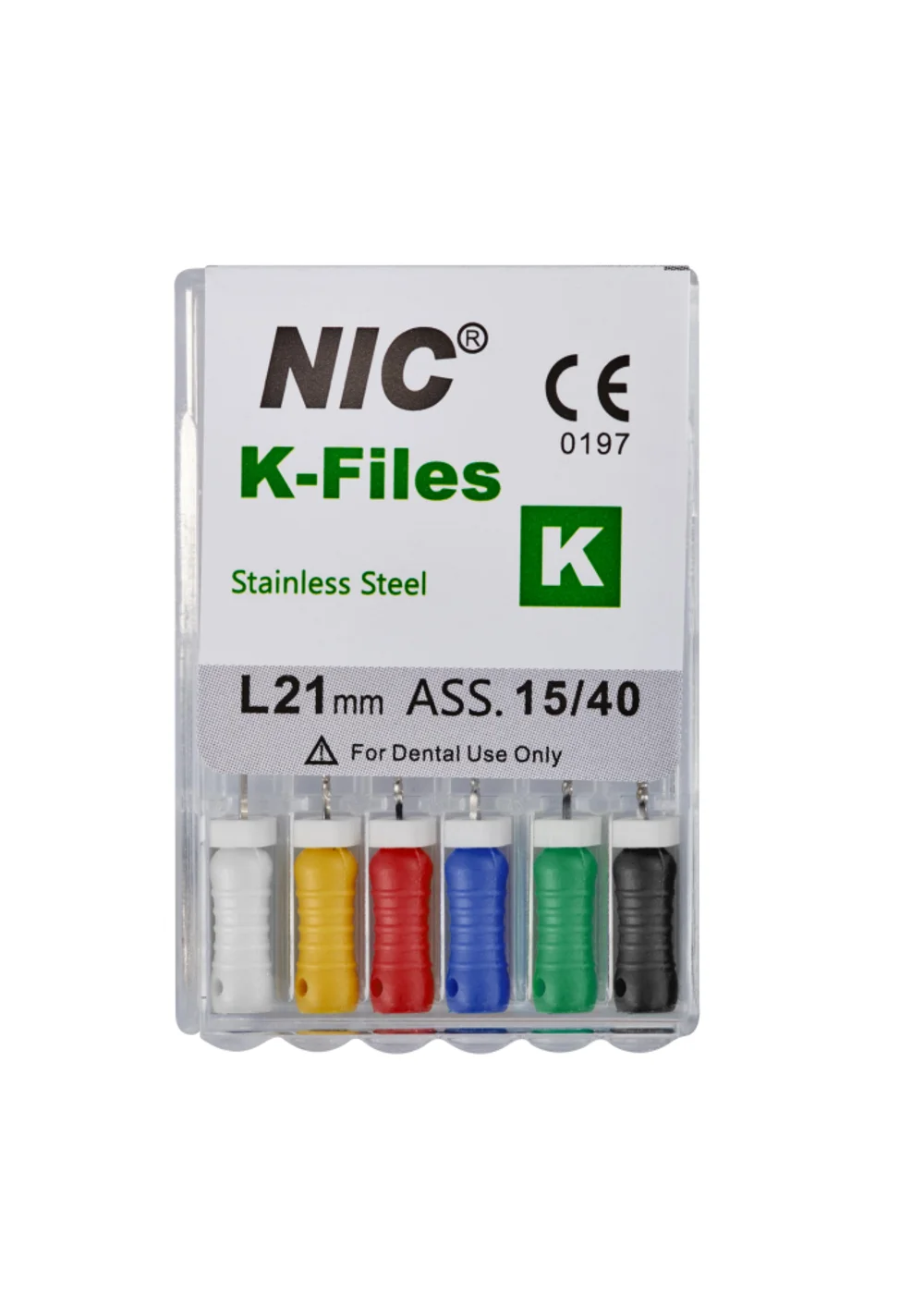 K-Files Nic Superline № 15/40 31 мм, 6 шт. - ручной каналорасширитель
