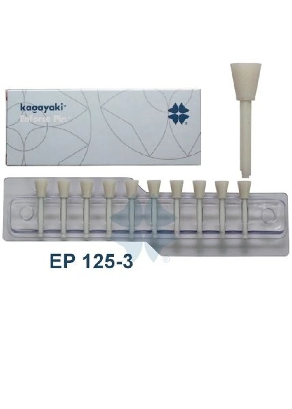 Полиры, Kagayaki, чашка, Enforce Pin 125, контурирование и шлифовка композитов, 40 шт