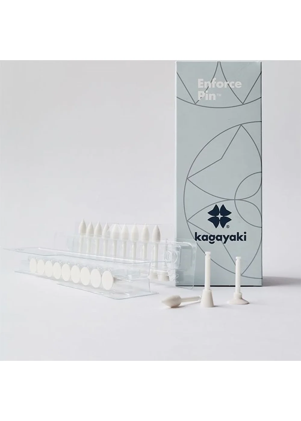 "Полиры Kagayaki Enforce Pin"" 125 (диск, пуля, чашка - белый) - 30 шт"