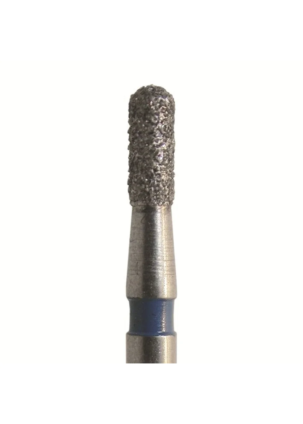 Бор алмазный 838 012 FG, синий, 5 шт. Форма: цилиндр с закругленным концом