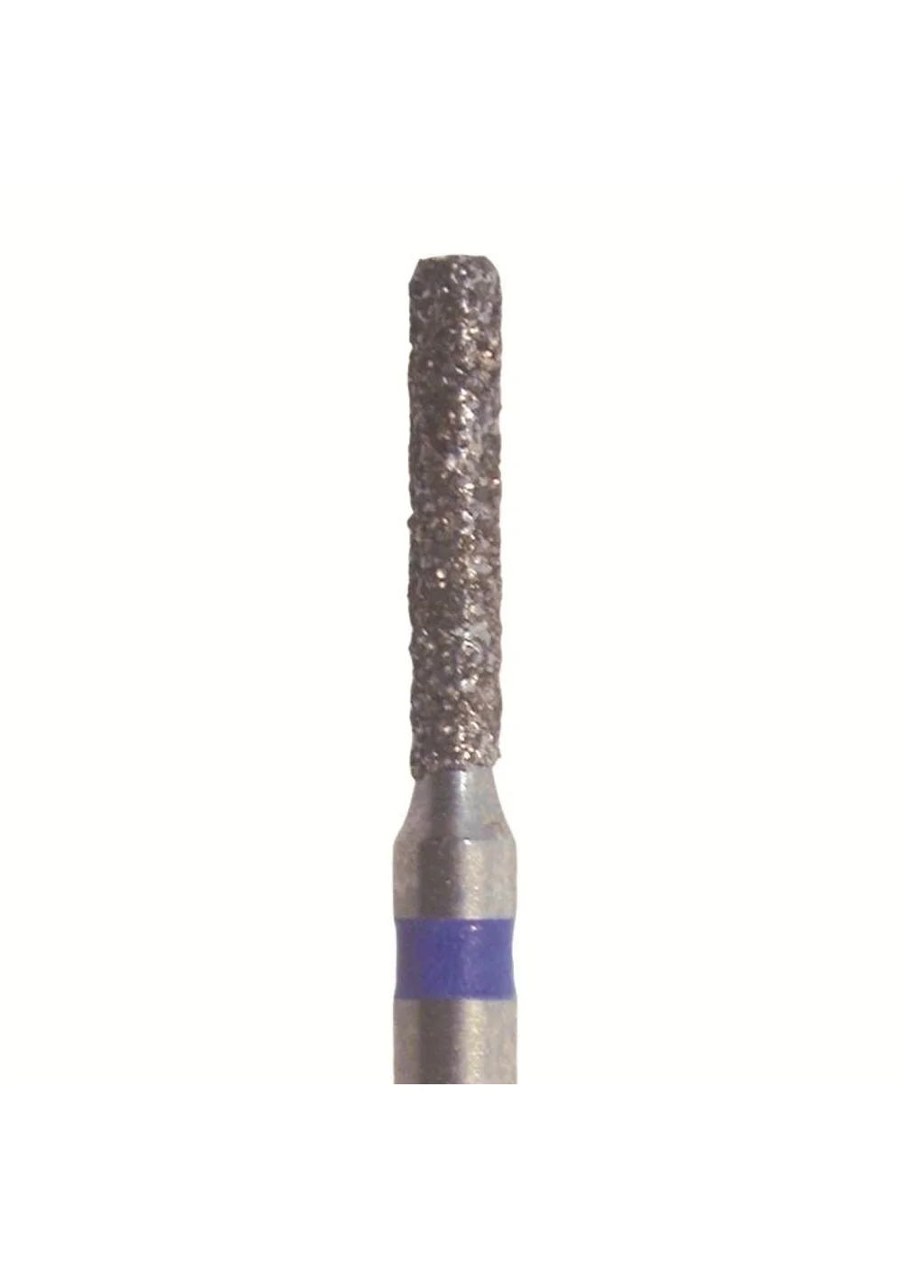 Бор алмазный 841 014 FG, синий, 5 шт. Форма: цилиндр с закругленным концом
