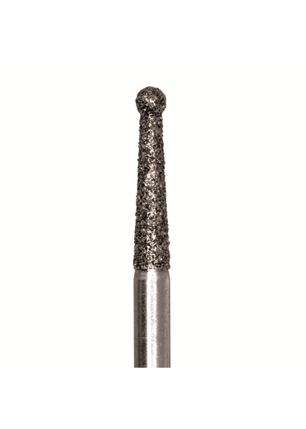 Бор алмазный 802L 016 FG, зеленый, 5 шт. Форма: конус с шариком на конце
