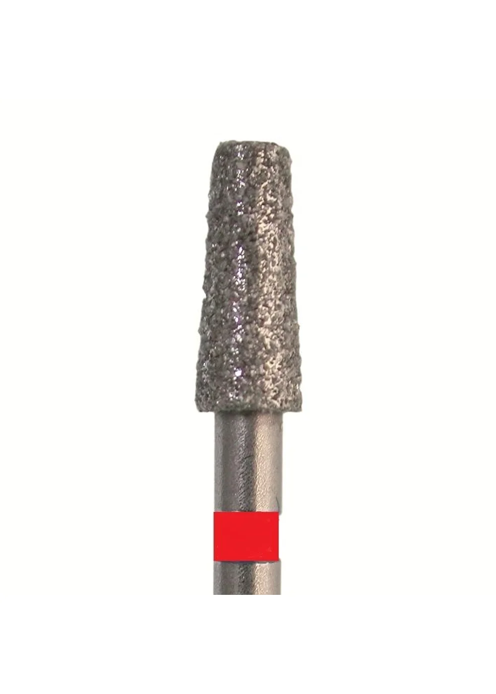 Бор алмазный 846 025 FG, красный, 5 шт. Форма: конус с плоским концом