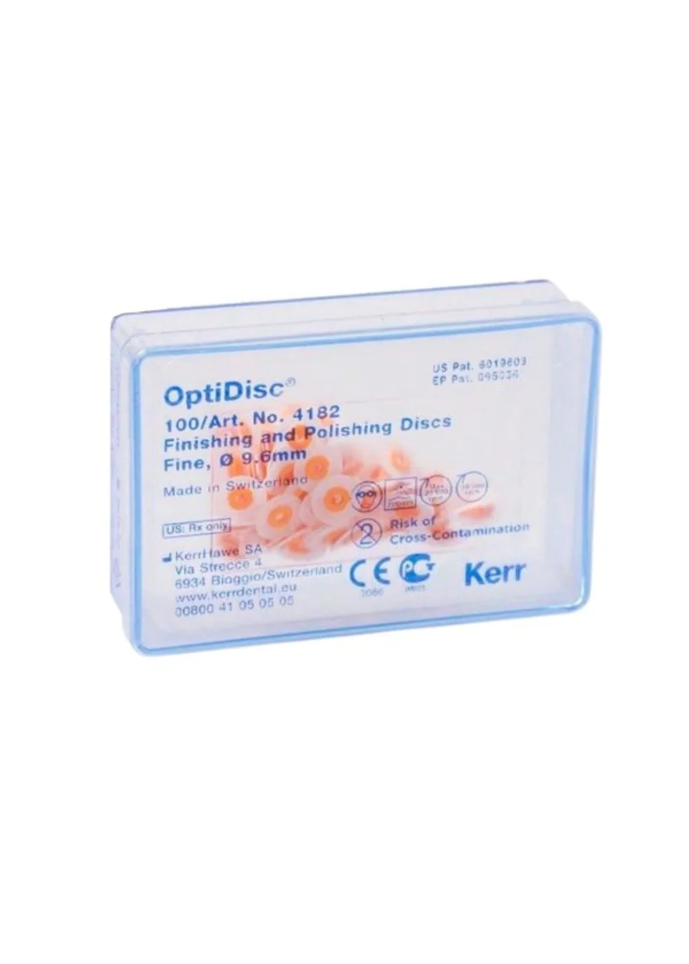 OptiDisc - полировочные диски, тонкие, 9.6 мм, 100 шт