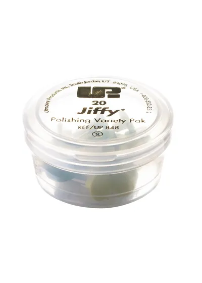 Jiffy Polisher Variety Pak - полировочные чашки, диски, конусы 20 шт в упаковке