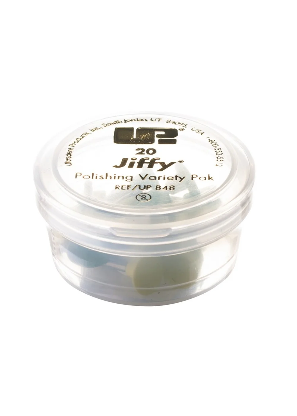 Jiffy Polisher Variety Pak - полировочные чашки, диски, конусы 20 шт в упаковке