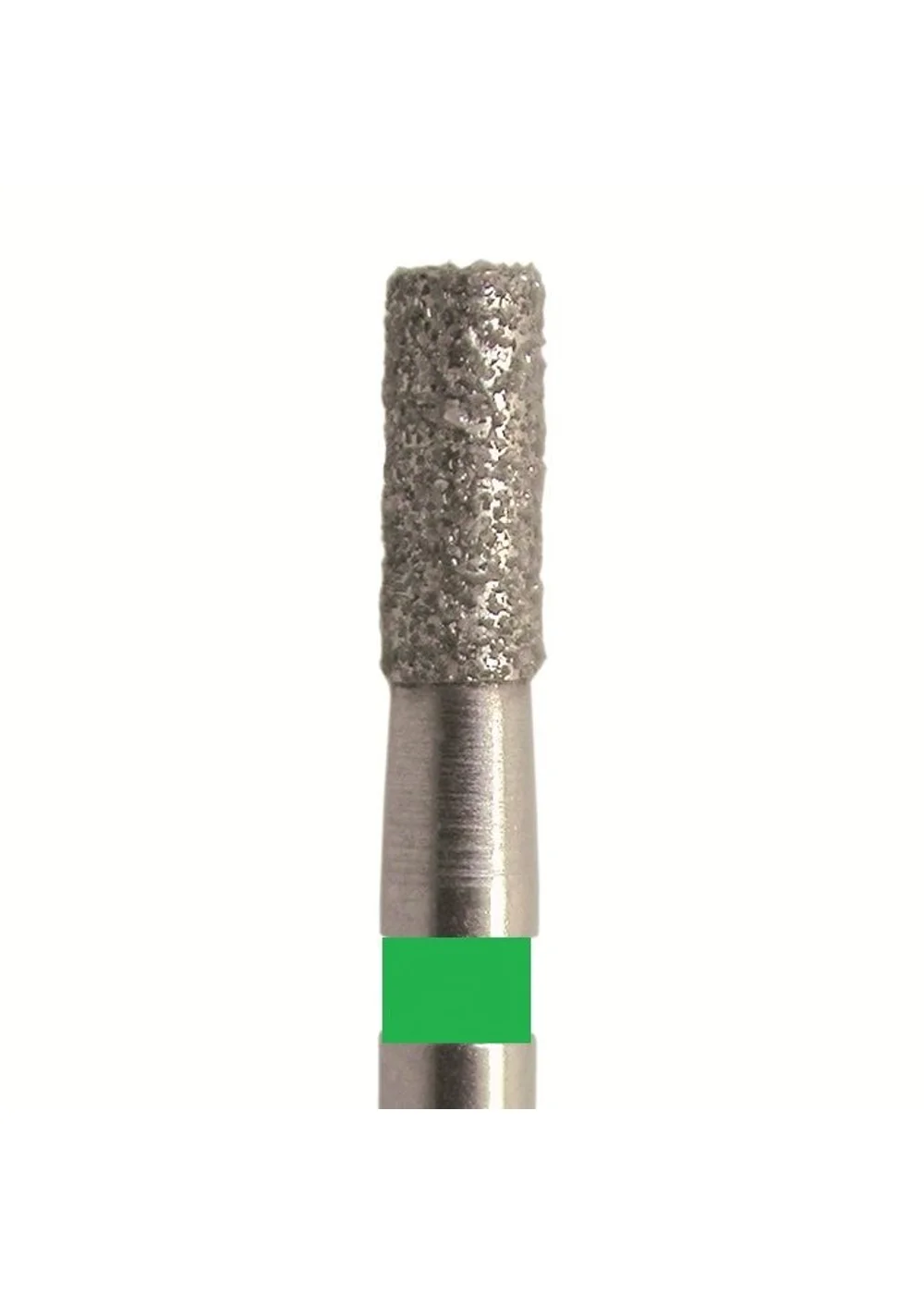 Бор алмазный 835 012 FG, зеленый, 5 шт. Форма: цилиндр с плоским концом
