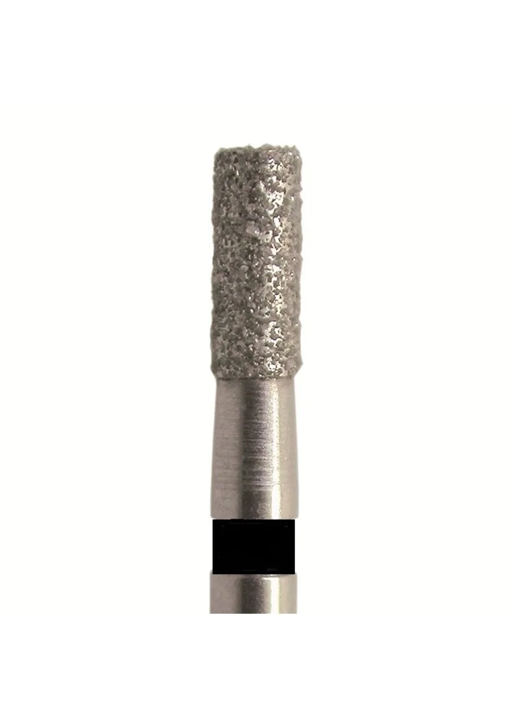 Бор алмазный 835 010 FG, черный, 5 шт. Форма: цилиндр с плоским концом