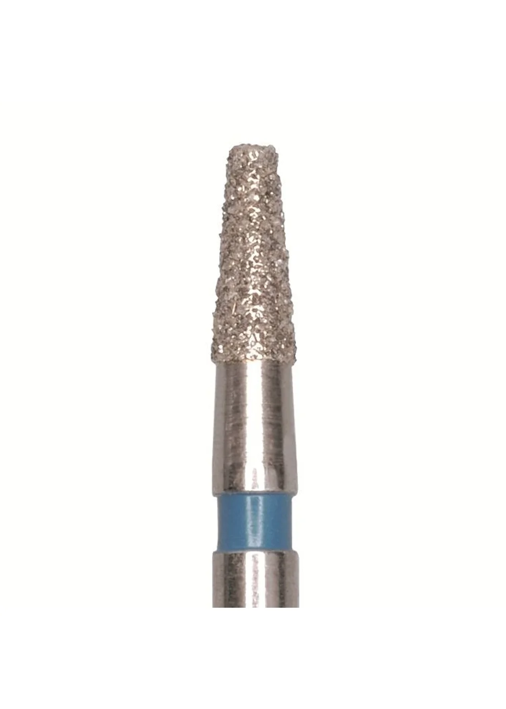 Бор алмазный 845 010 FG, синий, 5 шт. Форма: конус с плоским концом