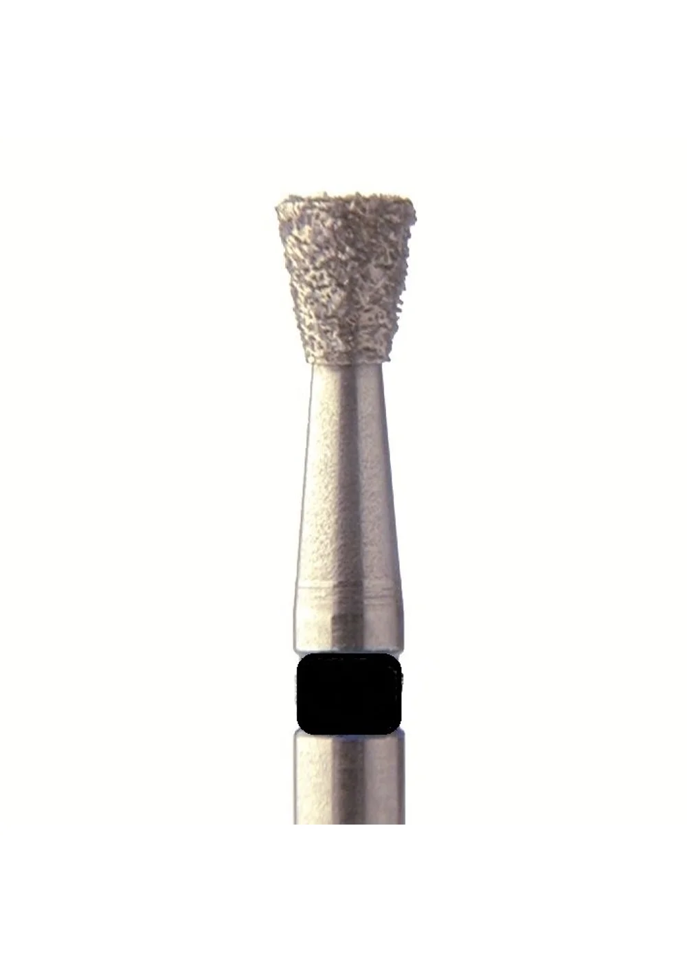 Бор алмазный 805 014 FG, черный, 5 шт. Форма: обратный конус с плоским концом