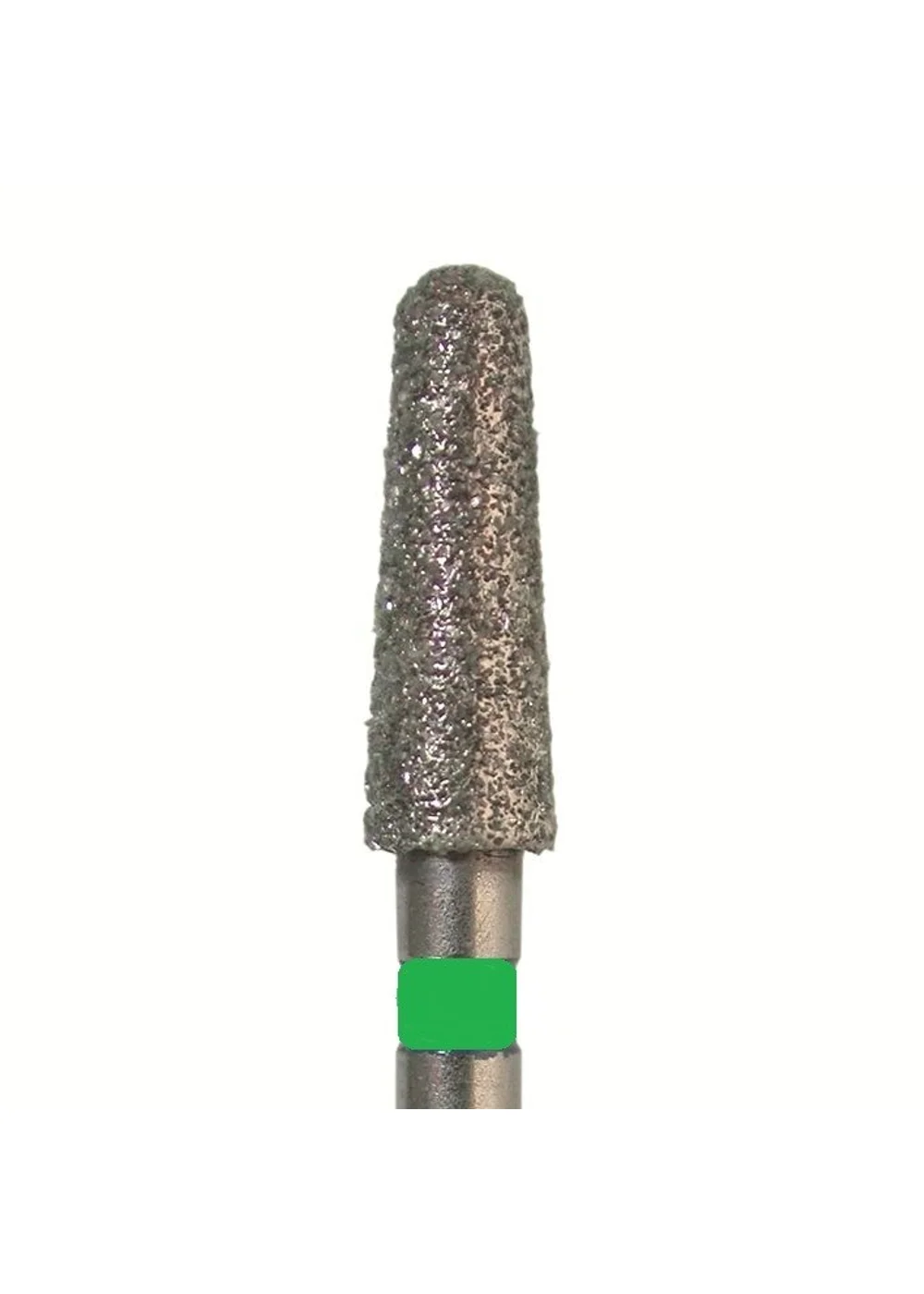 Бор алмазный 849 018 FG, зеленый, 5 шт. Форма: конус с закругленным концом