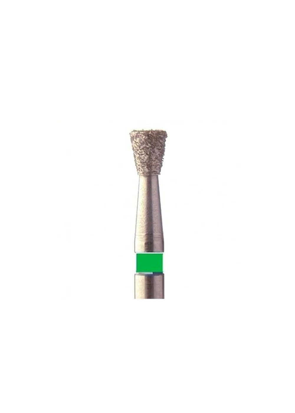 Бор алмазный SL805G.FG.016, зеленый, 25 шт. Форма: обратный конус с плоским концом
