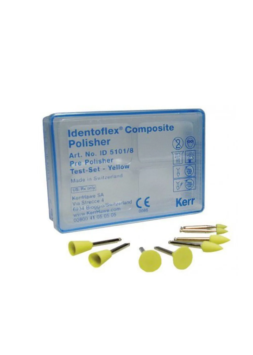 Головки для полировки композита Identoflex, (диск), 12 шт.