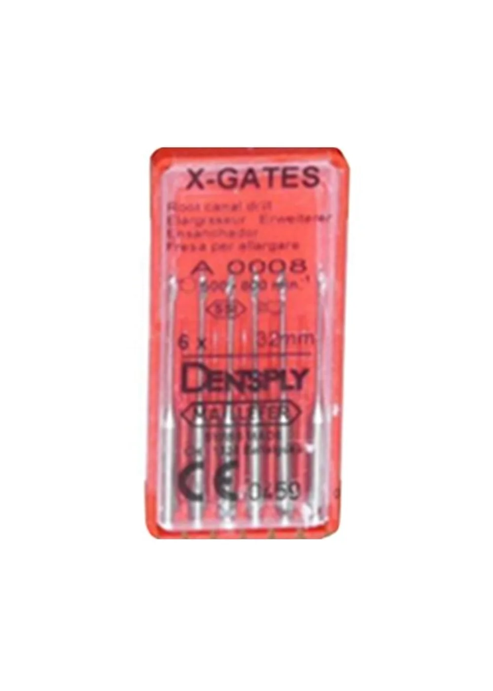 Gates-X Drill RA assor, 32 мм,6 шт. - файл для создания прямого доступа, машинный.