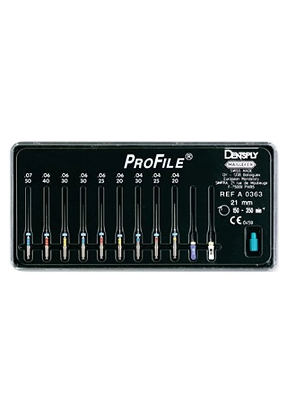 ProFile Basic Sequency Kit L25 - набор каналорасширителей машиных из NiTi-сплава., 11 шт.