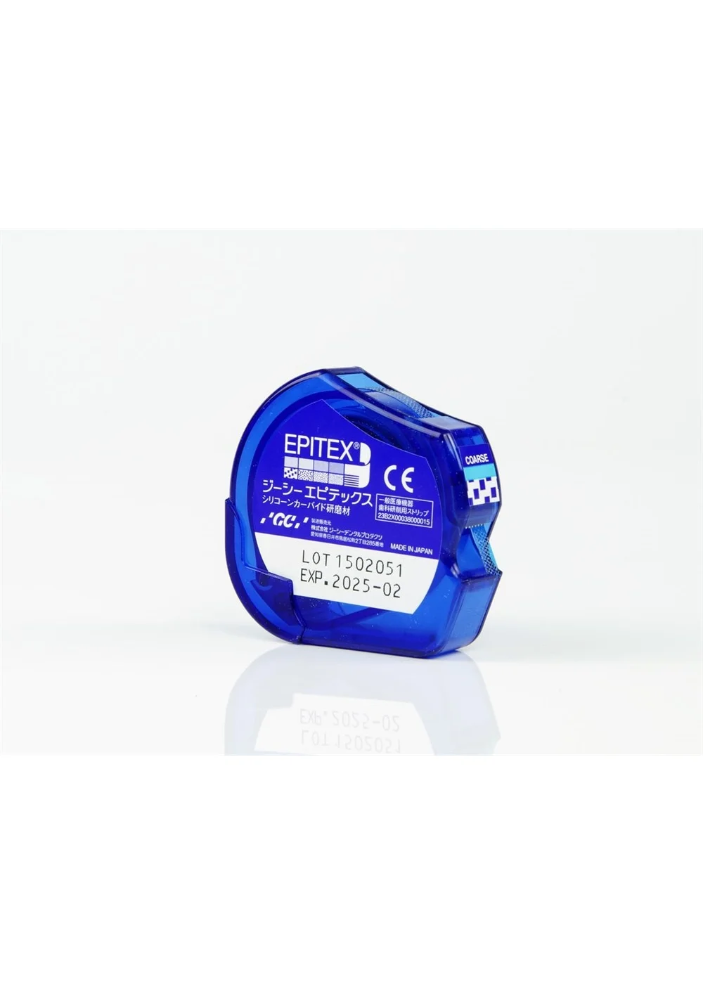 Epitex refil Coarce- полимерные штрипсы для финирования и полирования, крупноозернистые, картридж с лентой 10 м, цвет голубой