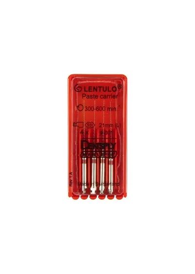 Каналонаполнитель, Dentsply, Lentulo N1 L21 ISO 30-35 d=0.7мм красный 4шт