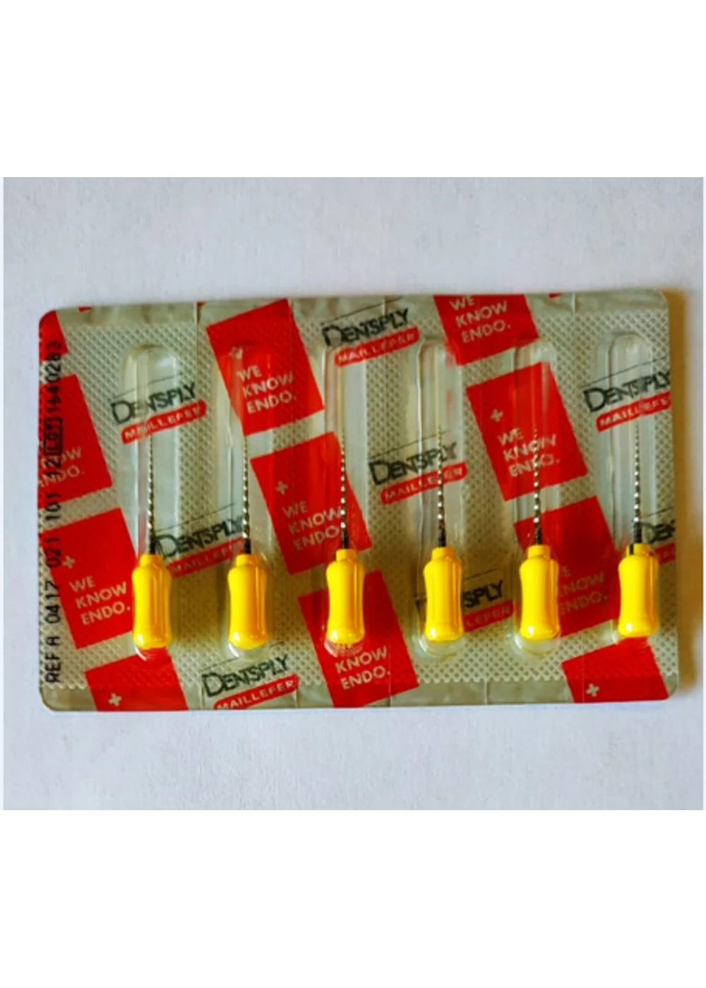 ProTaper Univ. Hand use F1/21 мм 6 шт. - ручной файл с прогрессирующей конусностью (желтый).