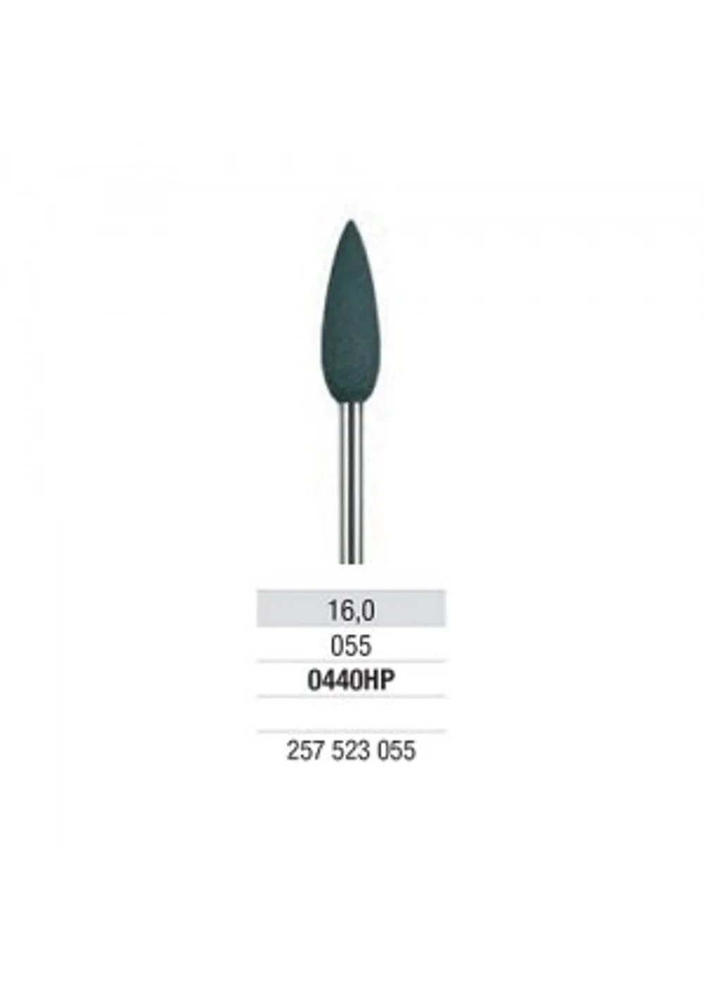"Полиры для сплавов 0440HP Пламя"", L=16 мм, d=5.5мм"
