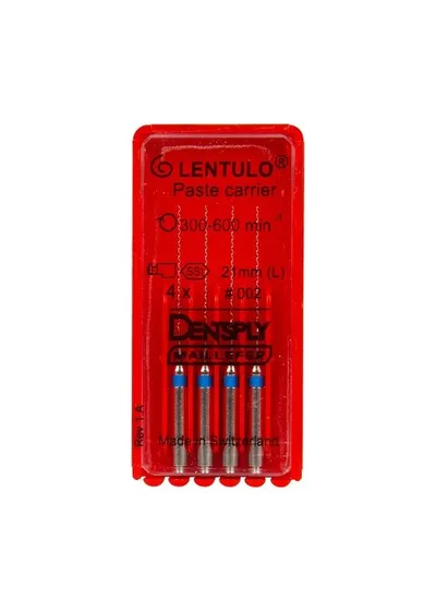 Каналонаполнитель, Dentsply, Lentulo N2 L21 ISO 40-45 d=0.8мм синий 4шт