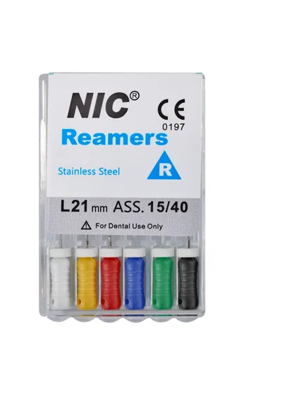 Reamers Nic Superline № 008 31 мм, 6 шт. - ручной каналорасширитель