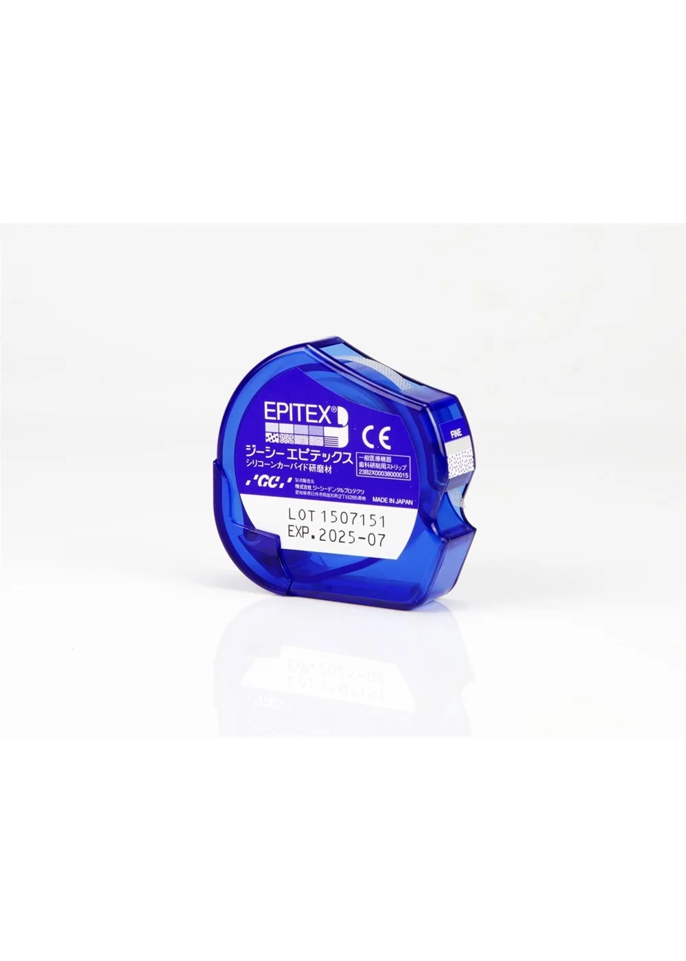 Epitex refil Fine- полимерные штрипсы для финирования и полирования, мелкозернистые, картридж с лентой 10 м, цвет серый