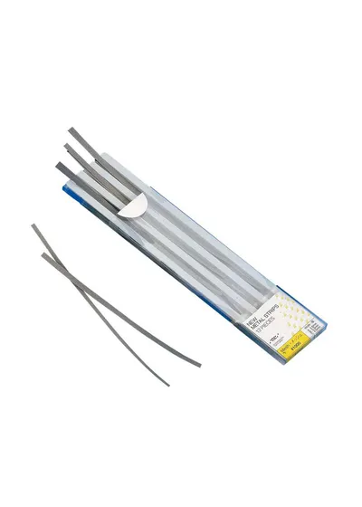 Штрипсы, GC, Metal Strips, металлические, голубые, №300, 12 шт