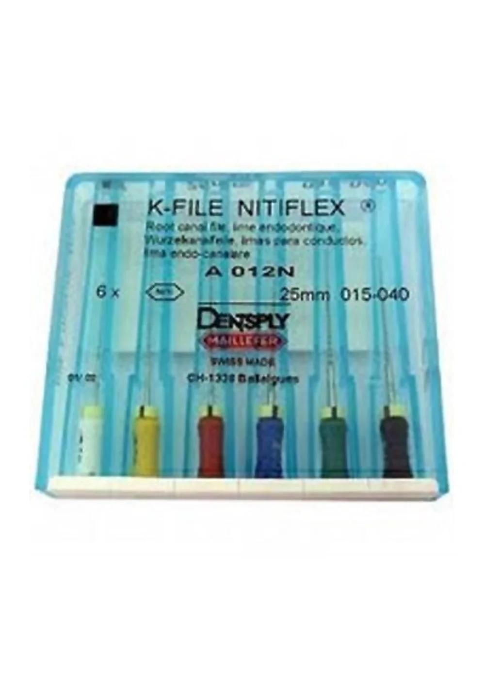 K-File Nitiflex N45 L25 6 шт. - каналорасширитель ручной супергибкий из NiTi сплава