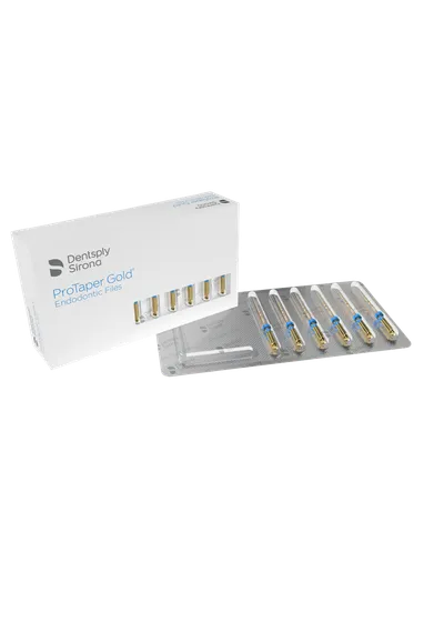 Машинный файл, Dentsply, ProTaper GOLD F4, 31 мм, черный, стерильный, 6 шт