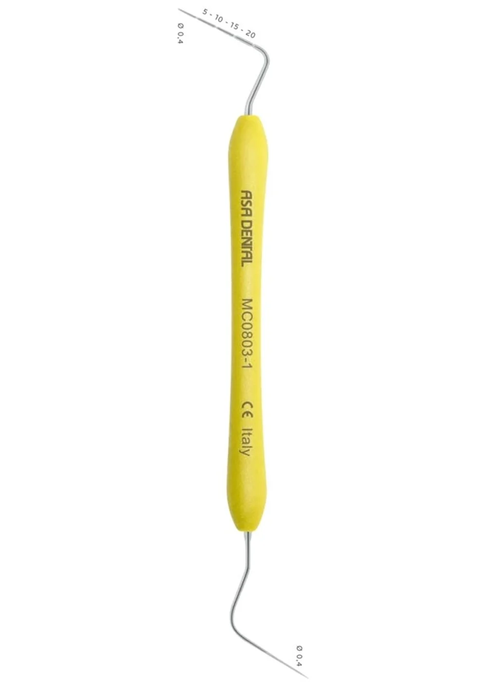 Штопфер-спредер Asa Dental MC0803-1, двусторонний для корневых каналов