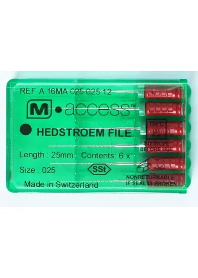 H-Files - инструмент эндодонтическийA16MA02505512 Ручной эндодонтический инструмент H-Files M-ACCESS/H-файлы №055, Dentsply-Maillefer (Швейцария)