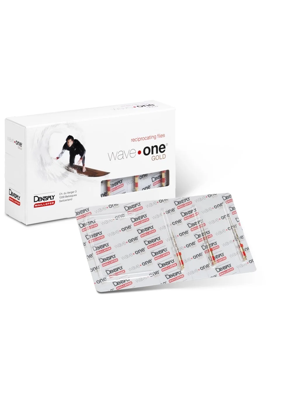 Эндодонтический файл, Dentsply, WAVEONE GOLD Small 31 мм желтый 6 шт