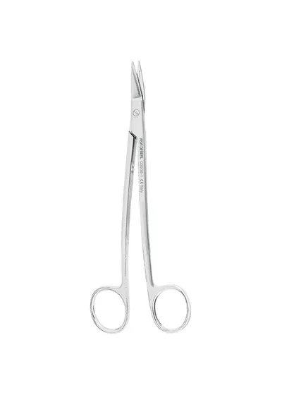 Ножницы, Asa Dental, Для десны, Изогнутые, 170 мм