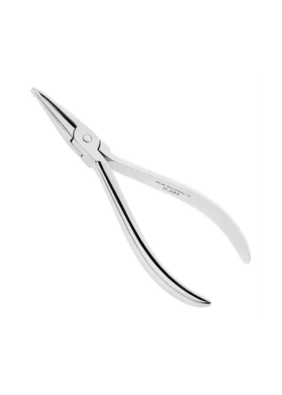 HLW H-205 - щипцы Хау с укороченными щечками, прямые, 13 см, 0,56 х 0,7 мм